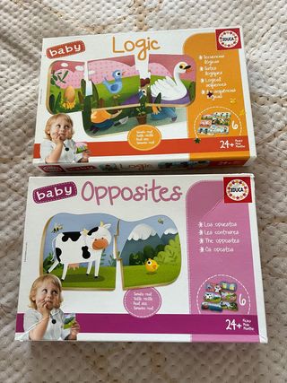 2 Juegos Educa Baby Logic y Opposites