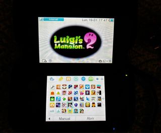 Nintendo 3DS XL + Juegos + Cargador + Estuche