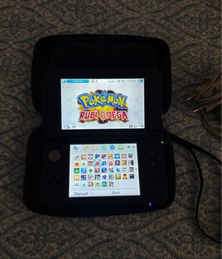 Nintendo 3DS XL + Juegos + Cargador + Estuche