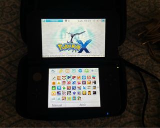 Nintendo 3DS XL + Juegos + Cargador + Estuche
