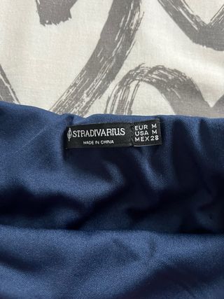 Falda de lentejuelas azul