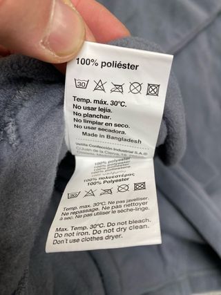 Casaco Polar Velilla Cinza Tamanho XS