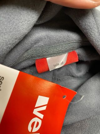 Casaco Polar Velilla Cinza Tamanho XS