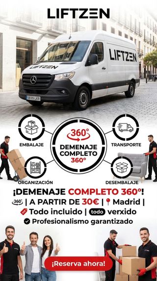 Mudanzas económicas y rápidas en Madrid