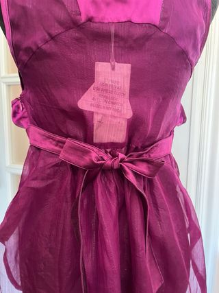 Top in seta scollo canotta