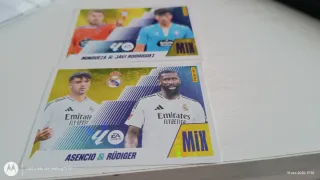 Panini Liga 2025-2026 Cromos Asensio, Rüdiger, Min
