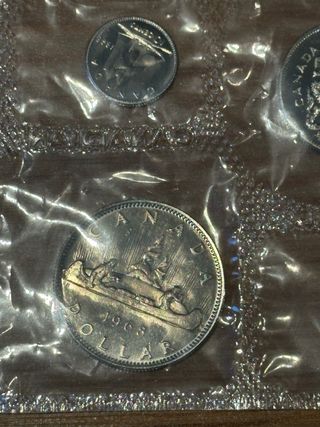 Set di monete canadesi del 1968