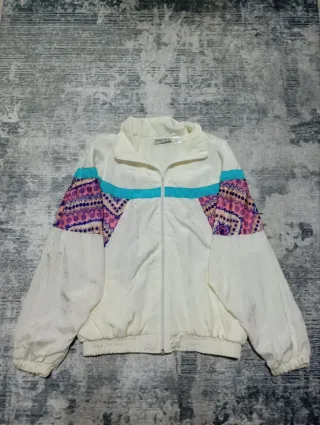 Giacca bomber uomo anni '90 multicolor