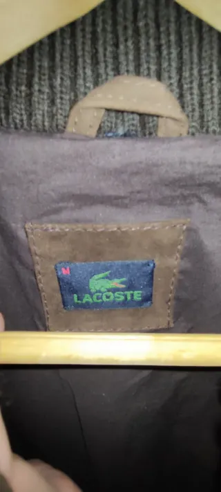 Chaqueta Lacoste de ante para hombre