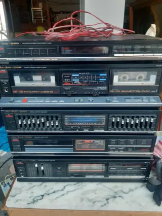 Equipo de música Fisher vintage