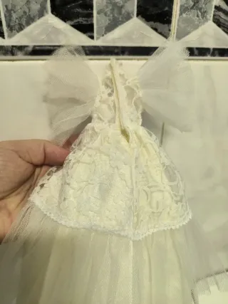 Vestito da Sposa Bambola Barbie in Pizzo e Tulle