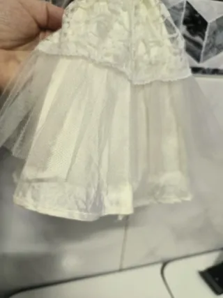 Vestito da Sposa Bambola Barbie in Pizzo e Tulle