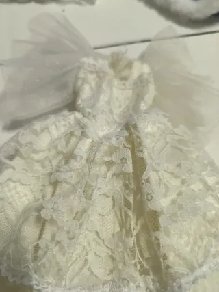 Vestito da Sposa Bambola Barbie in Pizzo e Tulle