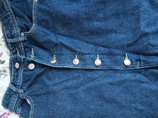 Falda vaquera larga Lefties