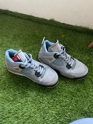 Zapatillas Jordan 4 Azul/Gris
