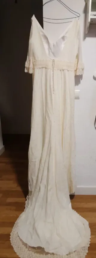 Traje de Novia Blanco marfil Encaje