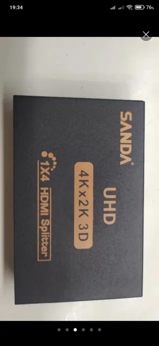 Divisor HDMI SANDA ,4K x 2K 3D UHD 1 x 4 Tv's