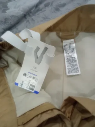 Pantaloncini da sci beige da donna