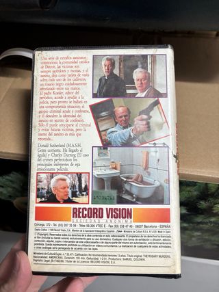 VHS La Puerta + Los Crímenes del Rosario