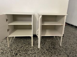 2 Mesitas de Noche Blancas