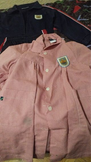 Chándal y baby Mater Amabilis Negro y Rojo