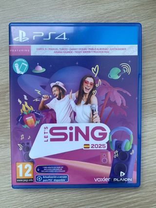 Let's Sing 2025 + 2 micros PS4