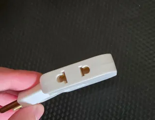 Enchufe plegable (3 conexiones)