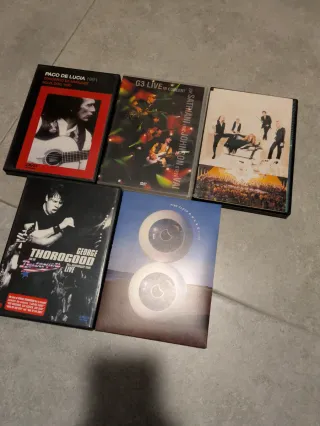 Lote DVDs Música Conciertos Blues Jazz Rock