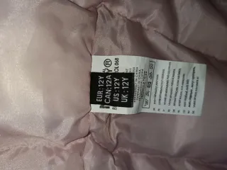 Abrigo niña Norway rosa palo  con capucha