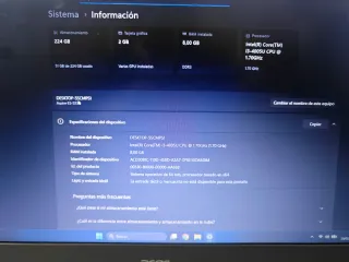 Portátil Acer Aspire E15 I3-SSD 240GB con Gráfica