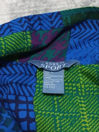 Giacca bomber uomo anni '90 patchwork