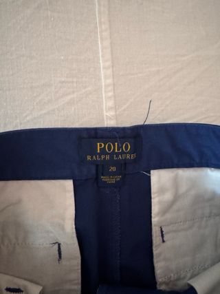 [2] Pantalones Chinos Ralph Lauren Talla 20