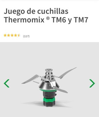 Juego Cuchillas Thermomix TM6/TM7