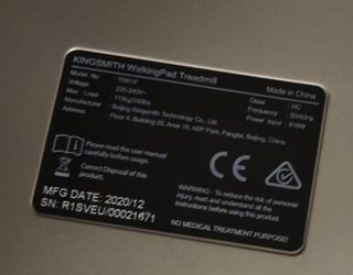 Cinta de correr plegable