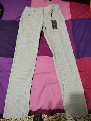 Pantaloni Refinery grigi a righe