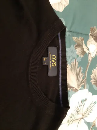 Polo OVS Pullover Uomo Nero Taglia L