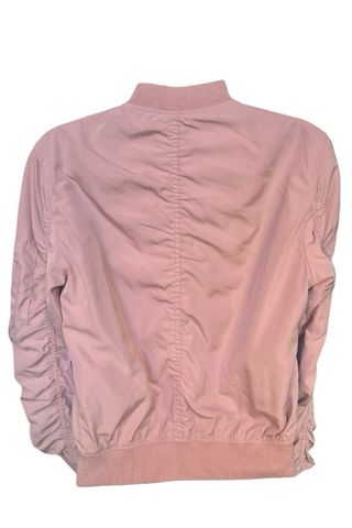 Chaqueta bomber rosa mujer