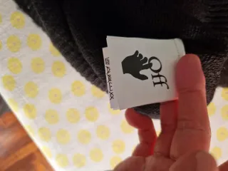 Off White maglione nero taglia L, nuova!