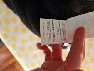 Off White maglione nero taglia L, nuova!