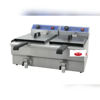 Freidora Doble Hostelería Acero Inox