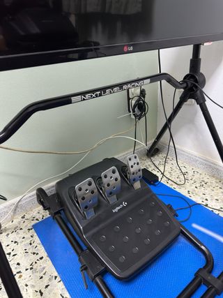 Pack Silla, Volante y Soporte TV Next Level Racing