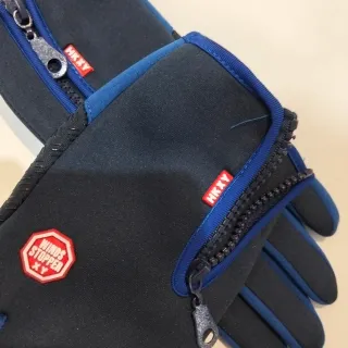 Guantes Invierno HKXY Talla XL Negro/Azul