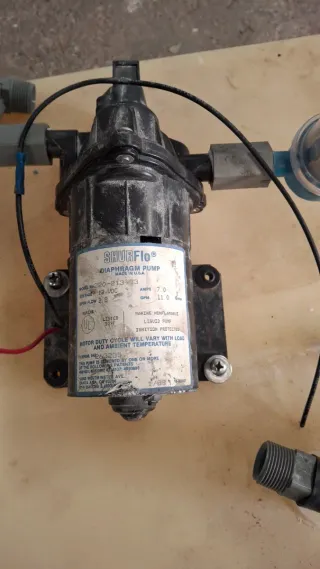 Depósito agua barco