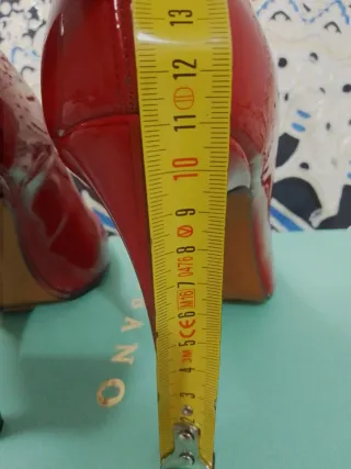 decollete kiss kriss rosso lucido pelle 39