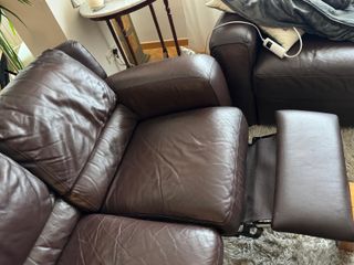 Sofás Natuzzi de piel con relax