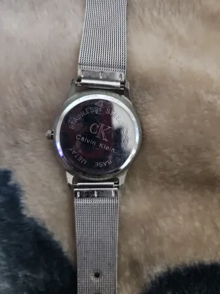 Reloj Calvin Klein Plata y Negro