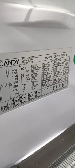 NEVERA COMBI CANDY NO FROST ENERGÍA A+ CON TARA