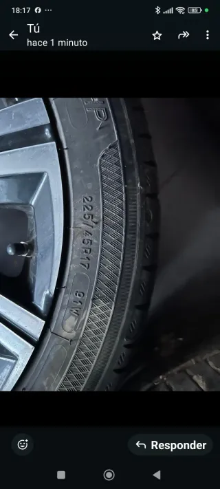 Llantas 17 pulgadas Toyota