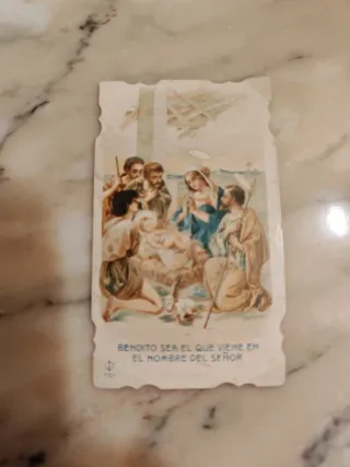 Estampa Religiosa Antigua (1930?)