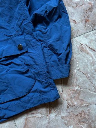 Chaqueta Carhartt Azul Capucha Vintage Chubasquero